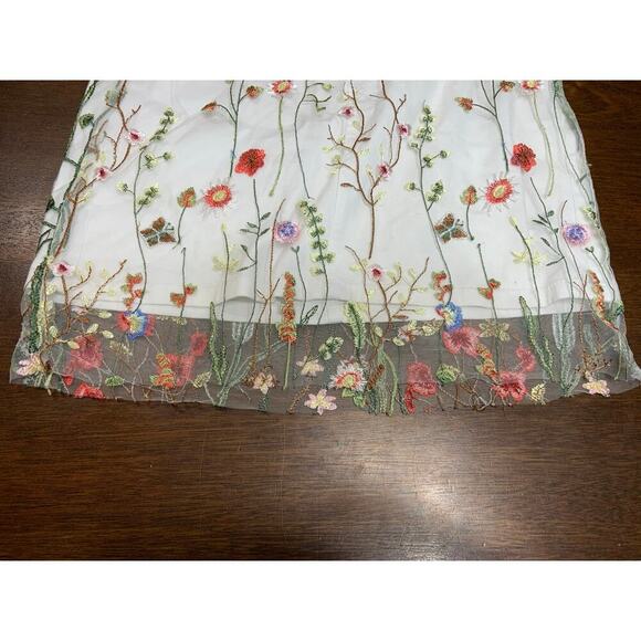 Hydraulic Tribeca Mid Rise Skirt Women 14 Floral Raw Fairy Boho Feminine Light - Picture 9 of 12